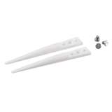 Ceramic Tweezer Tips, Style 2A, Zirconia Tips for 2AMZ.SA, round, Flat, 2.0" redirect to product page